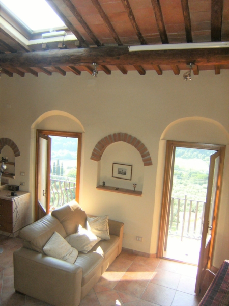 appartamento con balcone panoramico