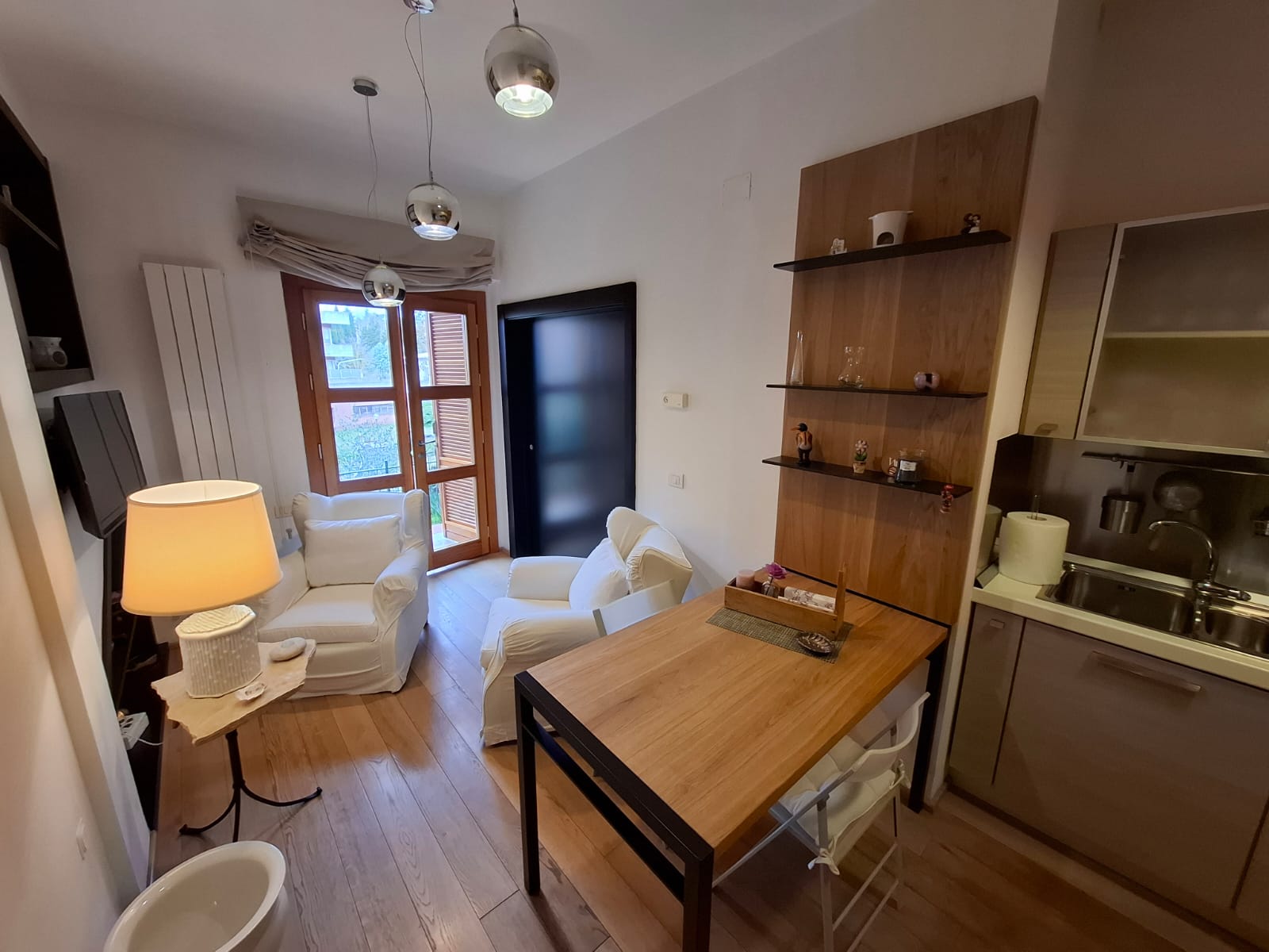 appartamento con giardino